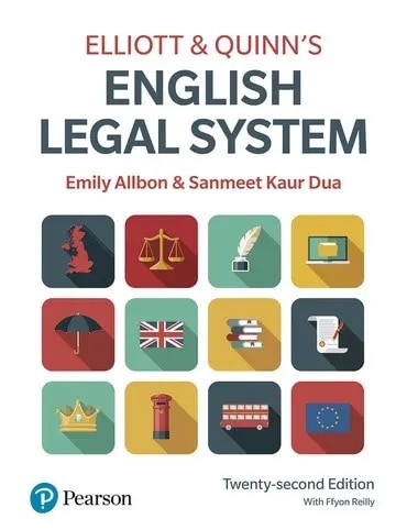 Elliott & Quinn's English Legal System, 22nd edition
